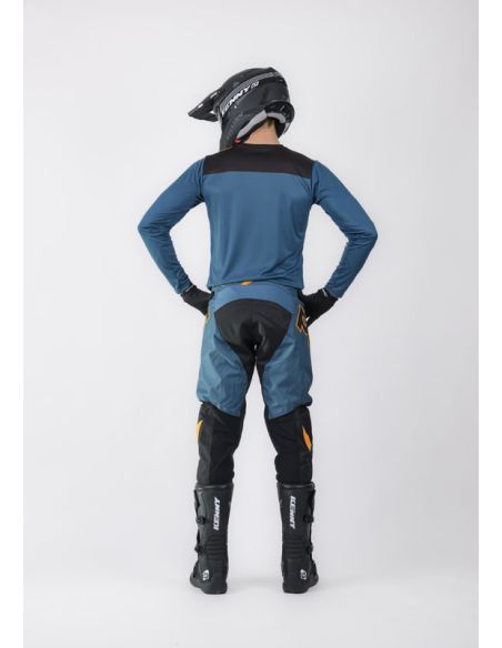 Tenue cross Pull-In by Kenny Race - Bleu Petrol