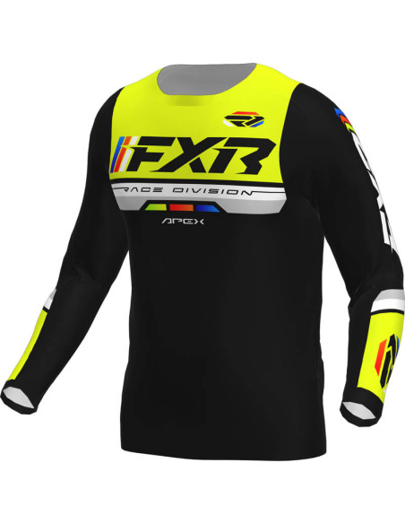 Maillot cross enfant FXR 2026 Apex - Jaune Fluo