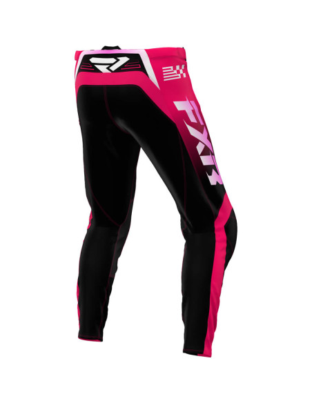 Pantalon cross enfant FXR 2026 Clutch - Razz Noir Rose