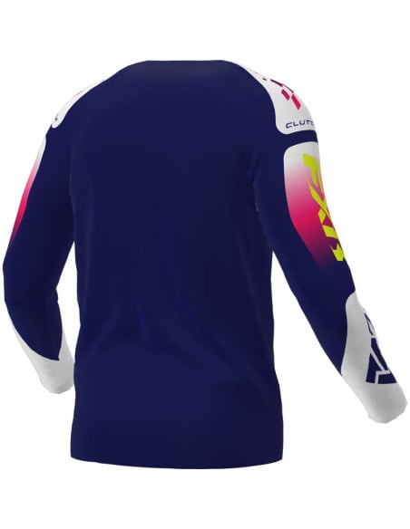 Maillot cross FXR 2026 Clutch - Bleu Razz Blanc