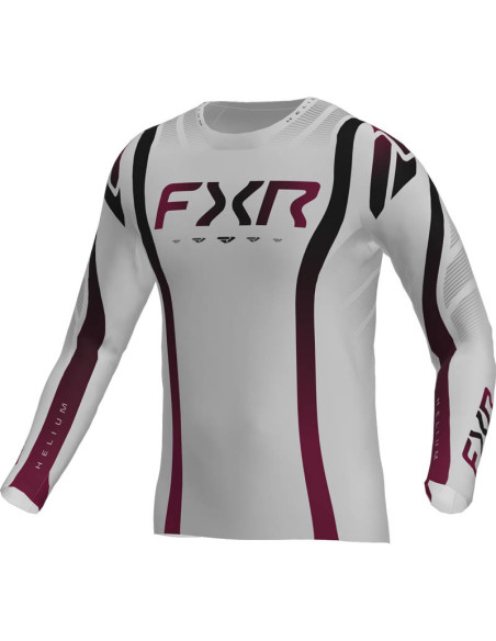 Maillot cross FXR 2026 Helium Infinity - Argent