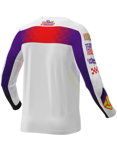 Maillot cross FXR 2026 Podium Gladiator - Blanc Violet Rouge