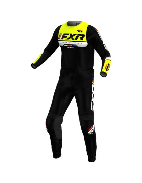 Tenue cross enfant FXR 2026 Apex - Jaune Fluo