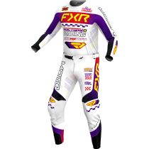 Tenue cross enfant FXR 2026 Podium - Blanc Violet Rouge