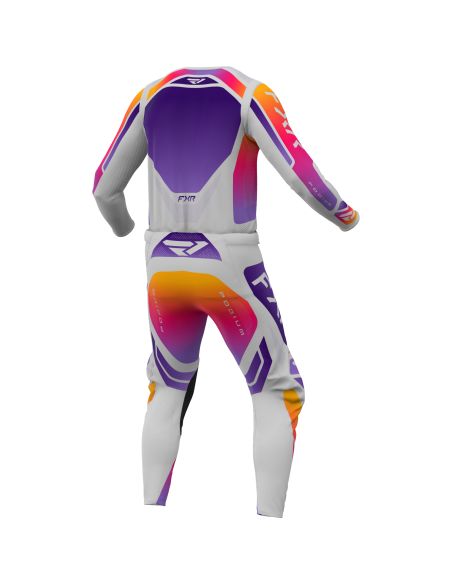 Tenue cross enfant FXR 2026 Podium - Gris Violet Orange