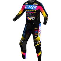 Tenue cross enfant FXR 2026 Podium - Noir Bleu Razz