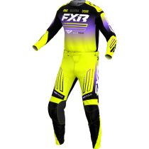 Tenue cross FXR 2026 Clutch - Jaune Fluo Noir Violet