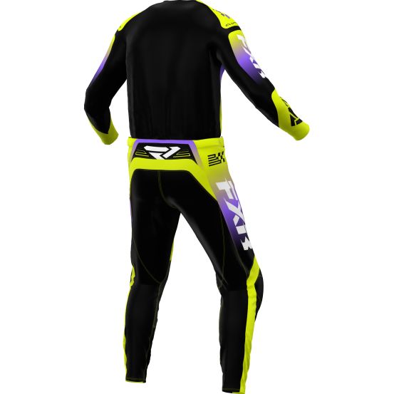Tenue cross FXR 2026 Clutch - Jaune Fluo Noir Violet