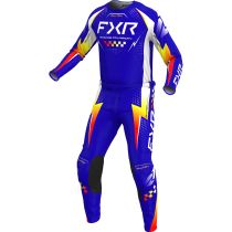 Tenue cross FXR 2026 Clutch Pro - Bleu Royal Jaune Rouge