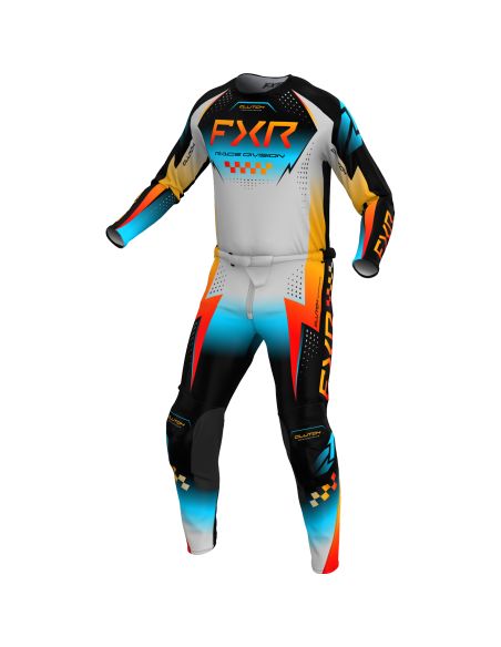 Tenue cross FXR 2026 Clutch Pro - Gris Bleu Orange