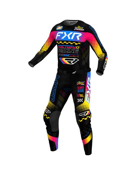 Tenue cross FXR 2026 Podium Gladiator - Noir Bleu Razz