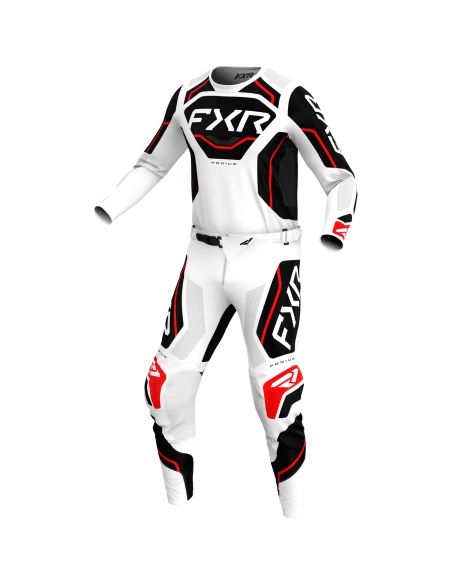 Tenue cross FXR 2026 Podium Relay - Blanc Noir Rouge