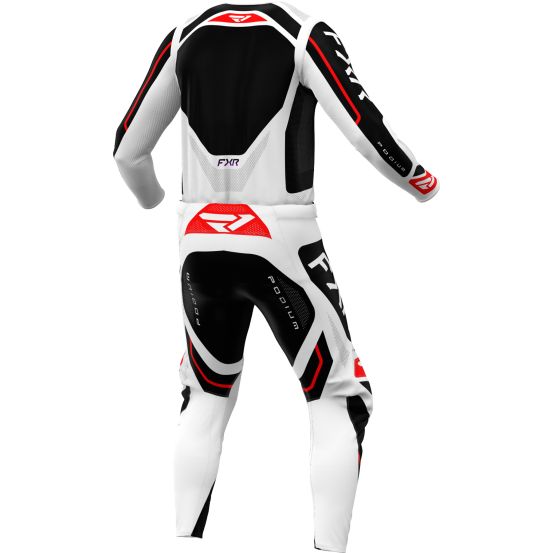 Tenue cross FXR 2026 Podium Relay - Blanc Noir Rouge