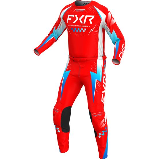 Tenue cross FXR 2026 Clutch Pro - Rouge Bleu Blanc