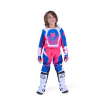 Maillot cross enfant FOX 2026 180 Collect - Bleu Rose