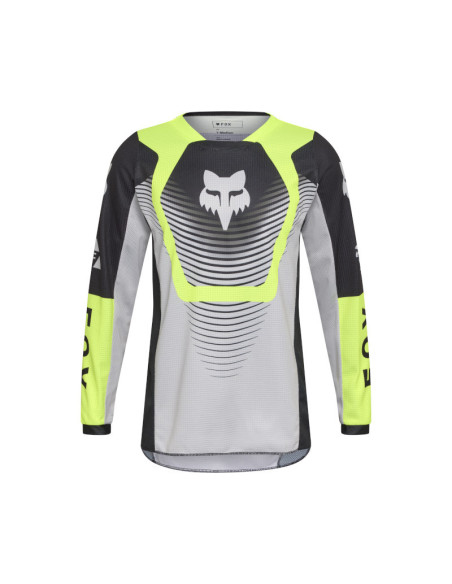 Maillot cross enfant FOX 2026 180 Collect - Gris Jaune