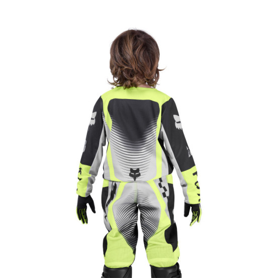 Maillot cross enfant FOX 2026 180 Collect - Gris Jaune