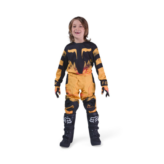 Maillot cross enfant FOX 2026 180 Kairos - Orange Tangerine