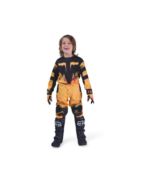 Maillot cross enfant FOX 2026 180 Kairos - Orange Tangerine