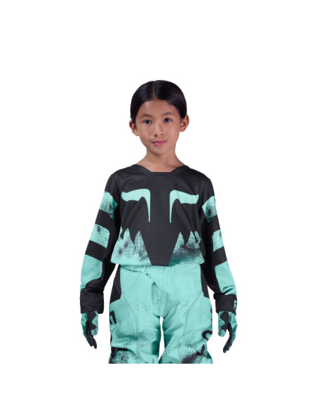 Maillot cross enfant FOX 2026 180 Kairos - Turquoise