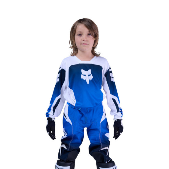 Maillot cross enfant FOX 2026 180 Shield - Bleu