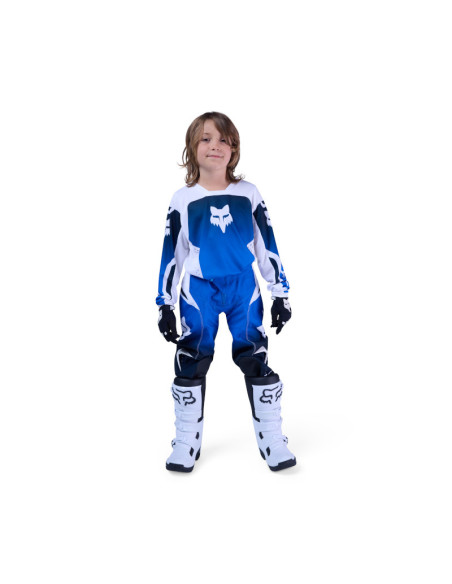 Maillot cross enfant FOX 2026 180 Shield - Bleu