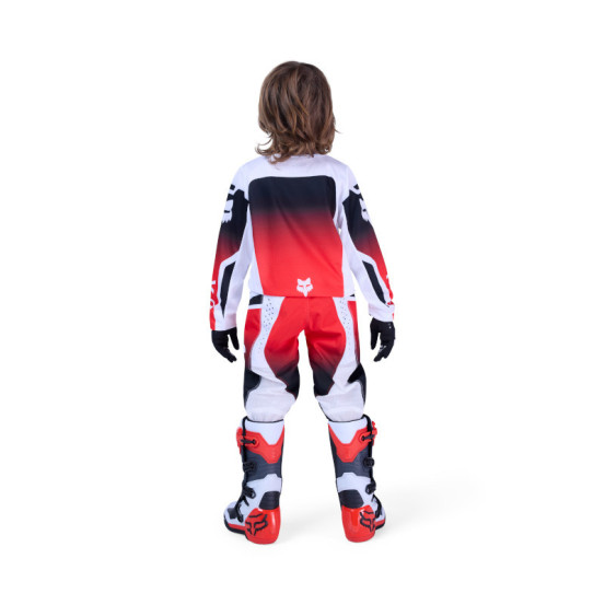 Maillot cross enfant FOX 2026 180 Shield - Rouge Fluo