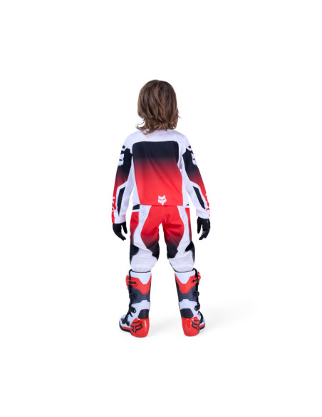 Maillot cross enfant FOX 2026 180 Shield - Rouge Fluo