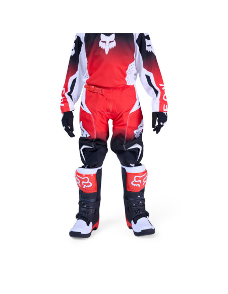 Pantalon cross enfant FOX 2026 180 Shield - Rouge Fluo