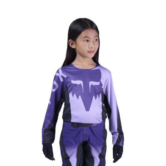Maillot cross enfant FOX 2026 Flexair Spire - Violet Lila