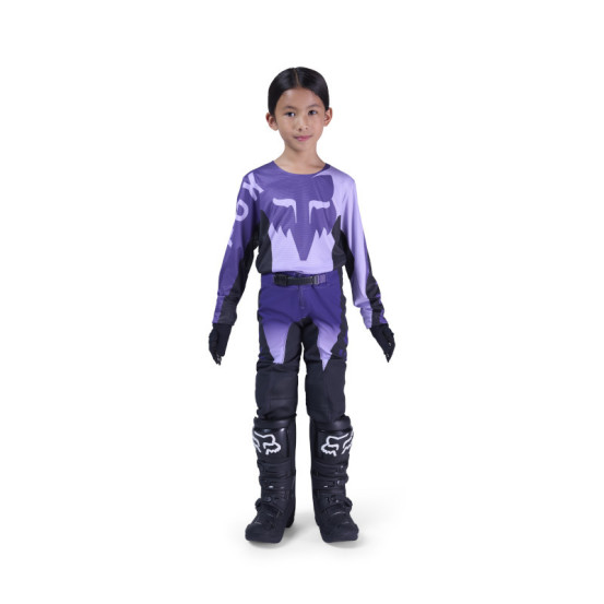 Maillot cross enfant FOX 2026 Flexair Spire - Violet Lila