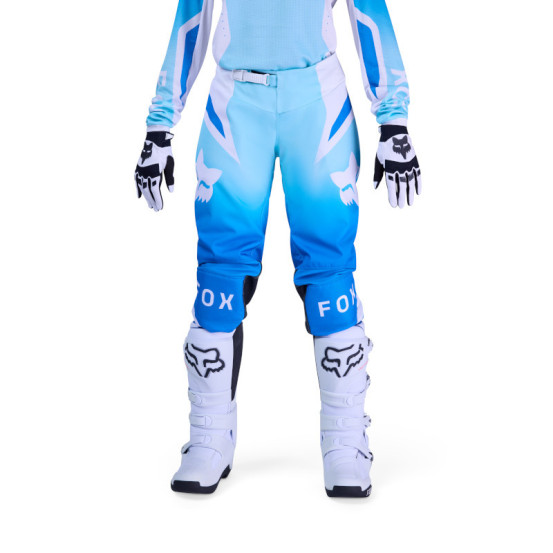 Pantalon cross femme FOX 2026 180 Shield - Blanc Bleu