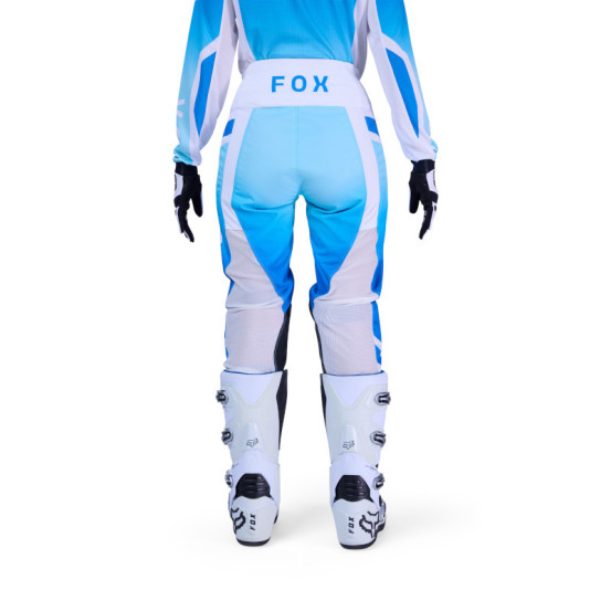 Pantalon cross femme FOX 2026 180 Shield - Blanc Bleu