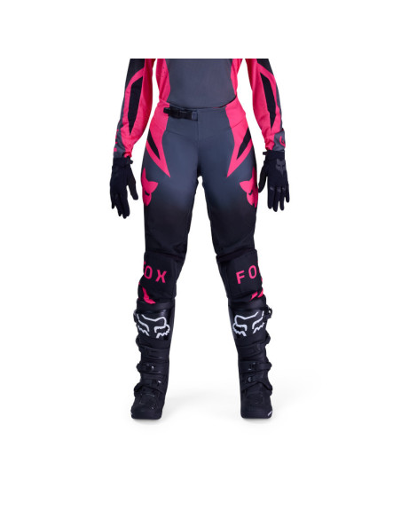 Pantalon cross femme FOX 2026 180 Shield - Noir Rose