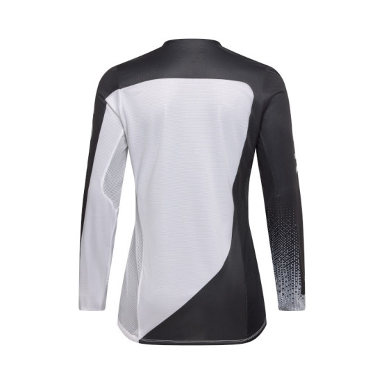 Maillot cross femme FOX 2026 Flexair Fracture - Blanc Noir