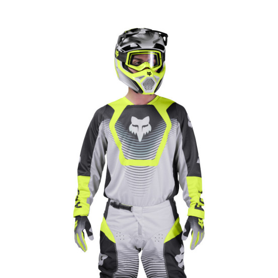 Maillot cross FOX 2026 180 Collect - Gris Jaune