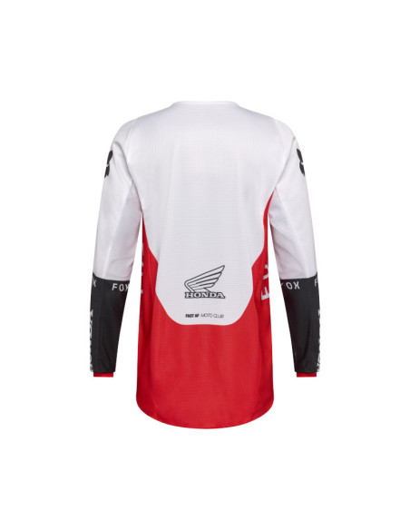 Maillot cross FOX 2026 180 Honda - Rouge Fluo
