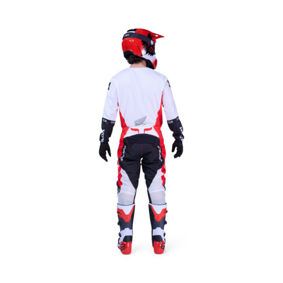 Maillot cross FOX 2026 180 Honda - Rouge Fluo