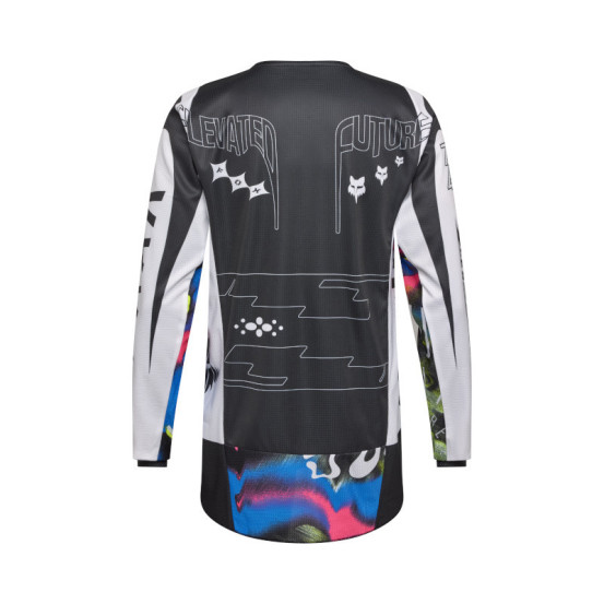 Maillot cross FOX 2026 180 Image Cosmo - Blanc Noir