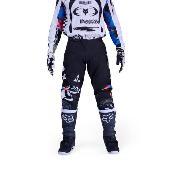 Pantalon cross FOX 2026 180 Image Cosmo - Blanc Noir