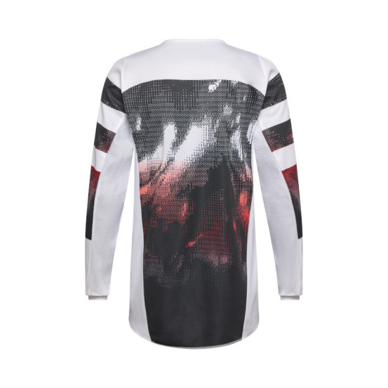 Maillot cross FOX 2026 180 Kairos - Blanc Rouge Fluo