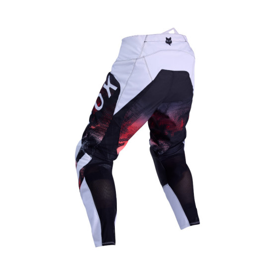 Pantalon cross FOX 2026 180 Kairos - Blanc Rouge Fluo