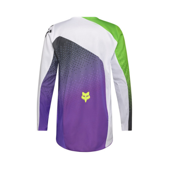 Maillot cross FOX 2026 180 Kawasaki - Violet Blanc