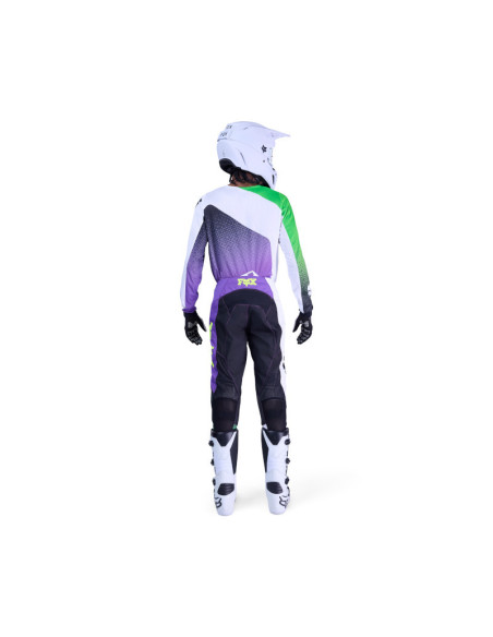 Maillot cross FOX 2026 180 Kawasaki - Violet Blanc