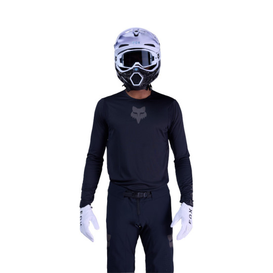 Maillot cross FOX 2026 Flexair Blackout - Noir