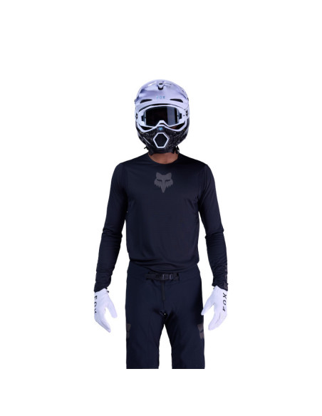 Maillot cross FOX 2026 Flexair Blackout - Noir