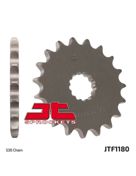 Pignon acier JT - Pas 530 - TRIUMPH 750 à 1200cc