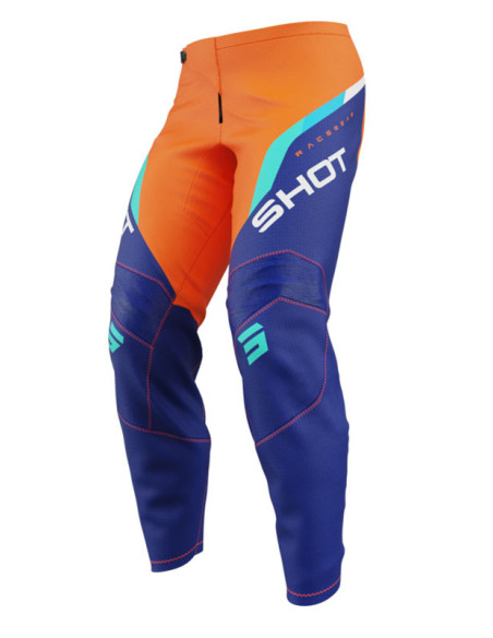 Pantalon cross enfant Shot 2026 Draw Daytona - Orange