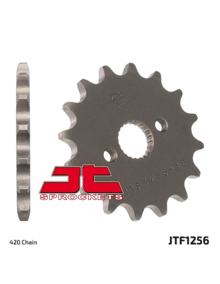 Pignon acier JT - Pas 420 - HONDA 50 à 85cc