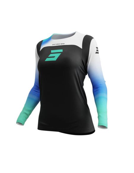 Maillot cross Shot 2025 Contact Hera - Bleu